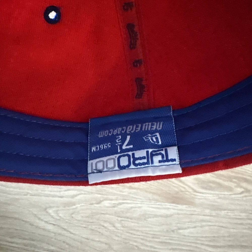 Fresno State University VTG Y2K TYRO.001 New Era Fitted Baseball Hat 7 1/2 - Picture 4 of 4